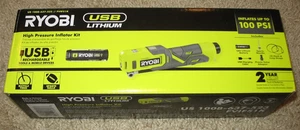 Kit Inflador Portátil de Alta Presión Ryobi Nuevo Sellado FVIF51K USB Litio Deportes - Imagen 1 de 5