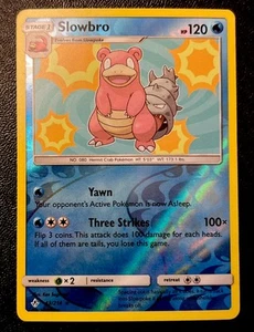 Slowbro 43/214 LP Reverse Holo Rare Adorable Smile Unbroken Bonds Pokemon Card! - Picture 1 of 2