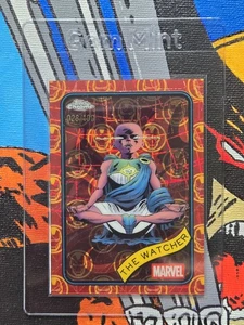 The Watcher- /100 #28- 2025 Topps Chrome Marvel- Iron Man Parallel - Picture 1 of 2