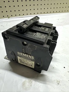 SIEMENS 40 Amp, 3 Pole, 240 Volts Circuit Breaker B340 ~ Untested - Picture 1 of 7