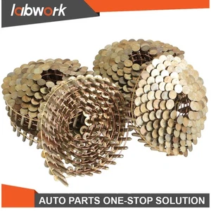 Labwork Round Head Roof Nails Galvanized 3600 Pack 3/4" 15 Degree Inclined Coils - Picture 1 of 13
