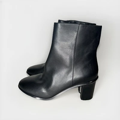 Botín Tory Burch Informal con Cremallera Cuero Negro Tacón Bloque Botín Talla 6 Nuevo sin Caja Foto 1 de 4