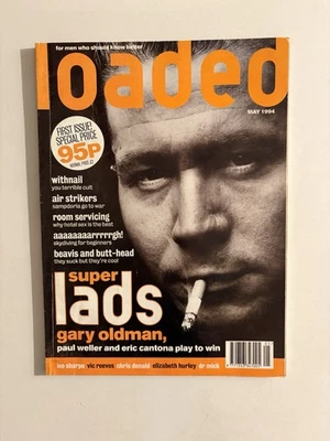 Loaded Magazine Issue 1 May 1994 First Edition Gary Oldman Paul Weller Cantona - Image 1 of 4
