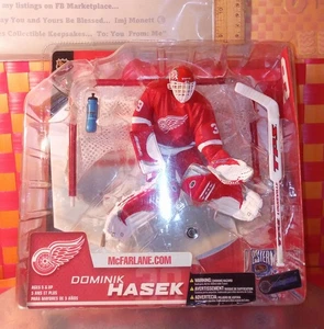Figura de acción, Dominik Hasek, NHL, de colección 2003, serie 7, 8"h, nueva en caja por McFarlane's S - Imagen 1 de 13