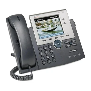 Cisco IP PHONE Telefon POE 7945 7945G Unternehmen Schreibtisch mit Horn VOIP - Bild 1 von 4
