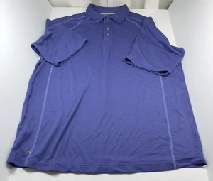 Tommy Bahama Short Sleeve Button Front Polo Purple Shirt Men's XLT - Picture 1 of 10
