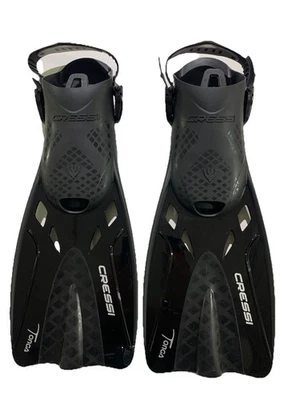 CRESSI Tonga Fins Verstellbare Kurze Flossen Tauchen 42-47 L/XL Schwarz - Bild 1 von 4