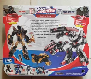 w變型金剛2008 TRANSFORMERS ANIMATED DELUXE AUTOBOT Battle in Space PROWL MEGATRON - Picture 1 of 2
