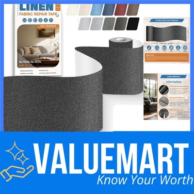 Selbstklebende Leinenstoff Reparatur Flicken 10x200cm Universell - Bild 1 von 4