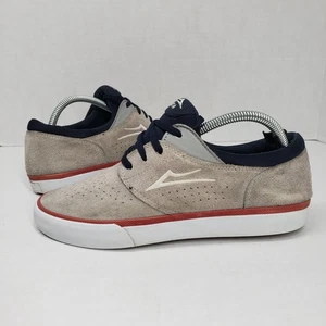 Lakai Fremont Skate Shoes Mens 6 Gray Suede Skateboarding Casual Fall Streetwear - Picture 1 of 13