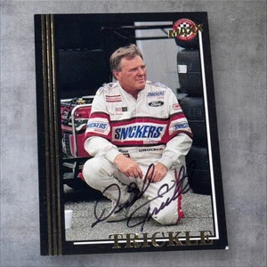 Dick Trickle 1992 MAXX BLACK U16 UPDATE SNICKERS VINTAGE autographed NASCAR card - Picture 1 of 1
