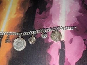 Pulsera Vintage Charm Plata de Ley Años 70 Estrella Oriental - Imagen 1 de 6