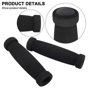 Comfortable and Anti slip MTB Bike Handlebar Grips Black Sponge Sleeve Cover - Picture 1 of 24