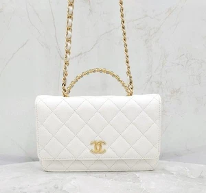 CHANEL Top Handle WOC Chain Crossbody Bag New Chip AP2804 148503672 - Bild 1 von 9