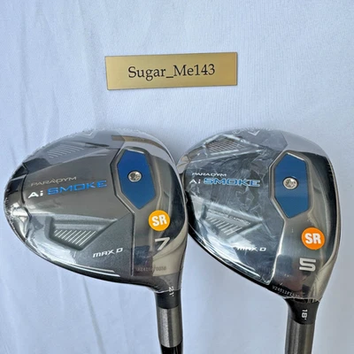 Callaway PARADYM Ai SMOKE MAX-D Fairway Wood 5w 7w 2Set TENSEI 50 SR Flex - Image 1 of 4