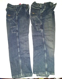 2 PAIRS WRANGLER HERO BLUE JEANS ORIGINALS BOYS  SIZE  14 R - Picture 1 of 5