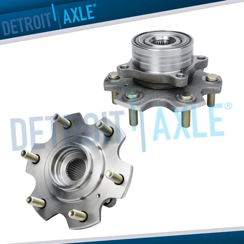 2 Front Wheel Bearing & Hub for 2001 2002 2003 2004 2005 2006 Mitsubishi Montero - Image 1 of 4