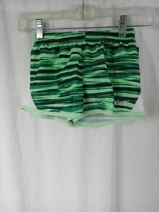 Nike Dri Fit Elastic Waist Pull On Shorts Fresh Mint Green Logo Girls Sz 6X - Picture 1 of 9