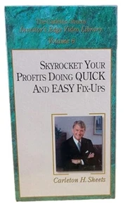 ** Sealed**Carlton Sheets Skyrocketing Your Profits Doing QUICK And EASY Fix-Ups - Picture 1 of 2