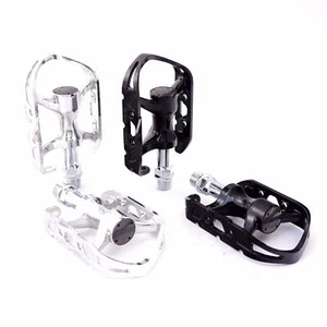 MKS AR-2 Pedals Classic Road Bike Fixed Gear Track 9/16 Pedal Silver/Black - Picture 1 of 2
