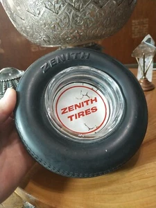 Posacenere pubblicitario Zenith Tires in gomma, vetro - Foto 1 di 5