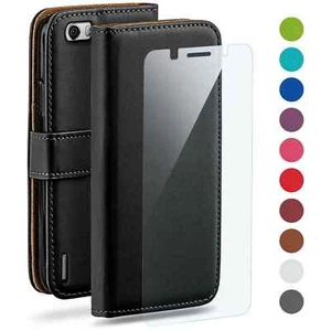 Mobile phone case for Huawei Honor 6 protective folding cover with film - Picture 1 of 17