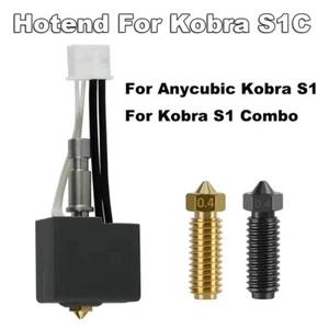 Brass Hardened Steel Nozzle Hotend Kit for Anycubic Kobra S1/S1 Combo 3D Printer - Picture 1 of 27