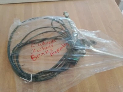 Conjunto de freno de tres ruedas para scooter de movilidad ✓ Foto 1 de 4