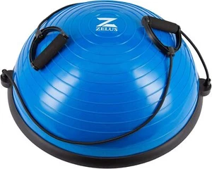 Balance Ball Trainer with Bands, 23” Half Ball for Core Strength & Fitness - Picture 1 of 86