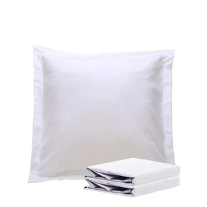Paquete de 2 fundas de almohada Euro NTBAY con funda de almohada de cama con brida de 2 pulgadas - blanca - Imagen 1 de 6