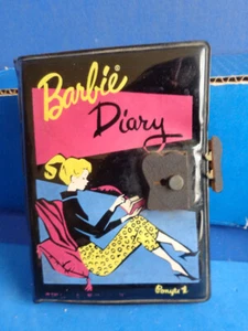 DIARIO BARBIE VINTAGE DE COLA DE CABALLO - 1961 - VINILO NEGRO - Imagen 1 de 9