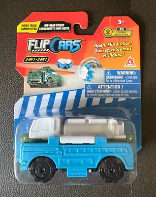 2020 Flip Cars 2 in 1 Transforming Vehicles: Off-Road Vehicle & Water Truck NIB - Image 1 of 2
