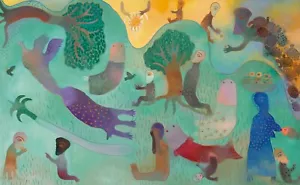 MANUEL MENDIVE Art Poster or Rolled Canvas Print "Untitled" - Picture 1 of 1
