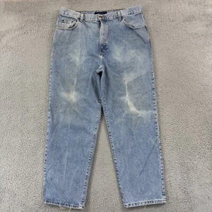 Vintage Structure Jeans Mens 36x30 Loose Tapered Fit High Rise Baggy 90s Skate - Picture 1 of 12