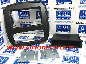 MASCHERINA RADIO DOPPIO 2 DIN OPEL VIVARO RENAULT TRAFIC FIAT TALENTO E NV300 - Foto 1 di 1