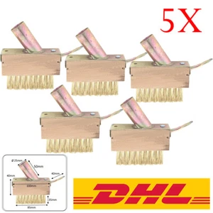 5x Fugenbürste Fugenreiniger mit Haken Fugenkratzer Stahl Bürste Moos Entferner - Bild 1 von 8