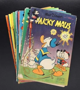 Auswahl Micky Maus Comic Heft 1954 Ehapa original ab Z1-2 Top Zustand! - Bild 1 von 67