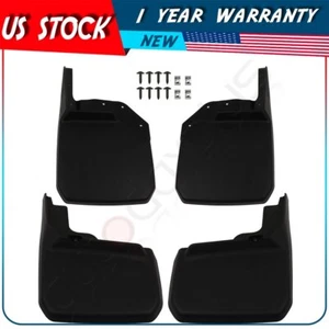 4x guardabarros para Jeep JK Wrangler Rubicon 2007-2018 guardabarros destello - Imagen 1 de 10