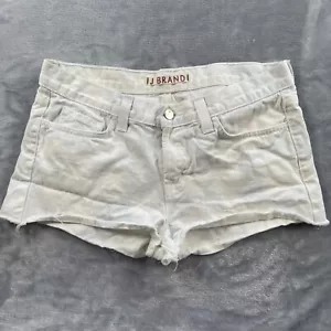 J Brand Shorts Womens 28 White Powder Blue Tie Dye Denim Cut Off Daisy Dukes - Picture 1 of 16