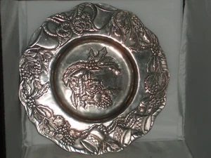 Vintage ARTHUR COURT 1991 HOLLY 14" PLATTER TRAY - Picture 1 of 6
