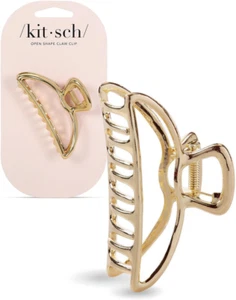 Gold Metal Claw Clips, Large Hair Clips for All Hair Types, Hair Claw Clip, Cute - Picture 1 of 12