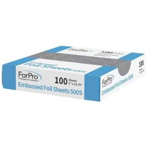 100 Embossed Foil Sheets for Perfect Aluminum Foil Styling - 100 Count - Picture 1 of 4