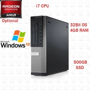 Windows XP PRO SP3 32Bit Dell OptiPlex DT i7- 512GB SSD - RETRO GAMING - Picture 1 of 1