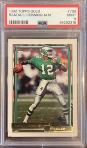 1992 Topps Gold — Randall Cunningham — 6th Year — MINT PSA 9 - Picture 1 of 1