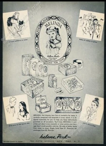 Helene Pessl Melinda 1946 cosméticos vintage anuncio impreso - Imagen 1 de 7