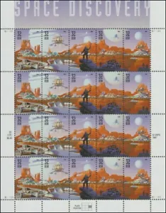 Space Discovery Sheet of Twenty 32 Cent Postage Stamps Scott 3238-42 - Picture 1 of 1