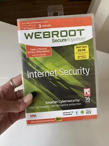 Webroot SecureAnywhere Internet Security (Windows, MAC, Andriod, IOS) - SEALED - Picture 1 of 2