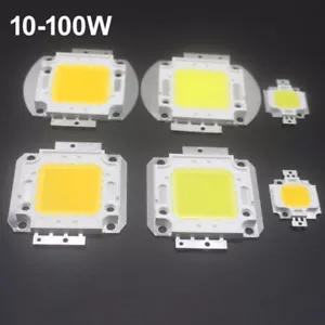 Square/Round 10W 20W 30W 50W 100W High Power LED Chip Lamp COB Bulb Light DIY - Picture 1 of 4