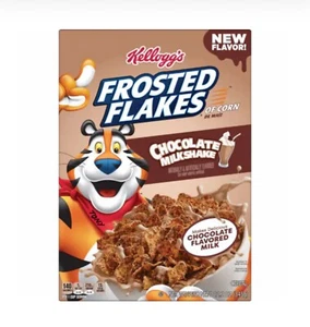 ๐ข Brand New Exclusive Kelloggs Frosted Flakes Chocolate Milkshake Cereal 11oz - Picture 1 of 3