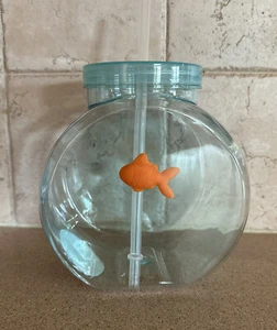 Target bullseye playground fish bowl cup fishbowl straw TikTok - Picture 1 of 3
